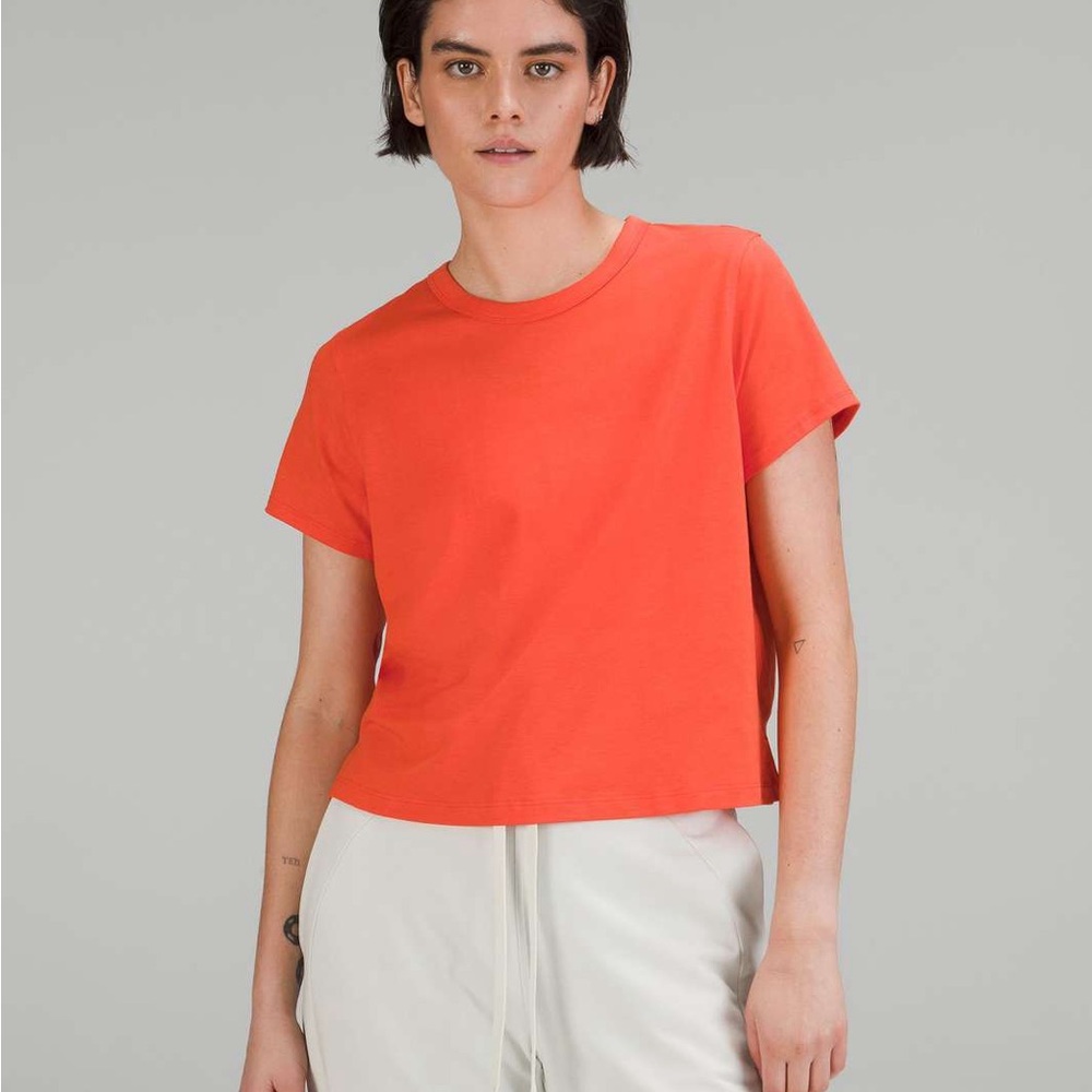 NWT Lululemon Classic-Fit Cotton-Blend T-Shirt Tee
